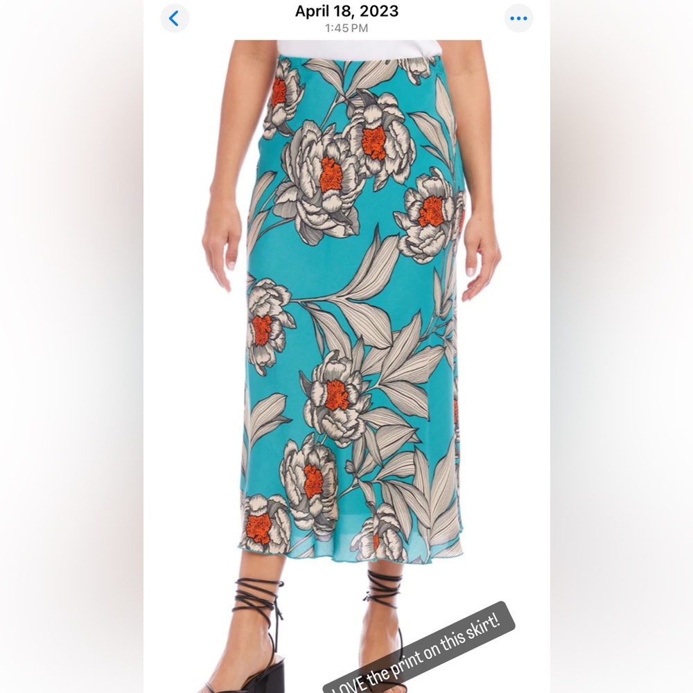 NWT Fifteen Twenty Bias Skirt Xsmall